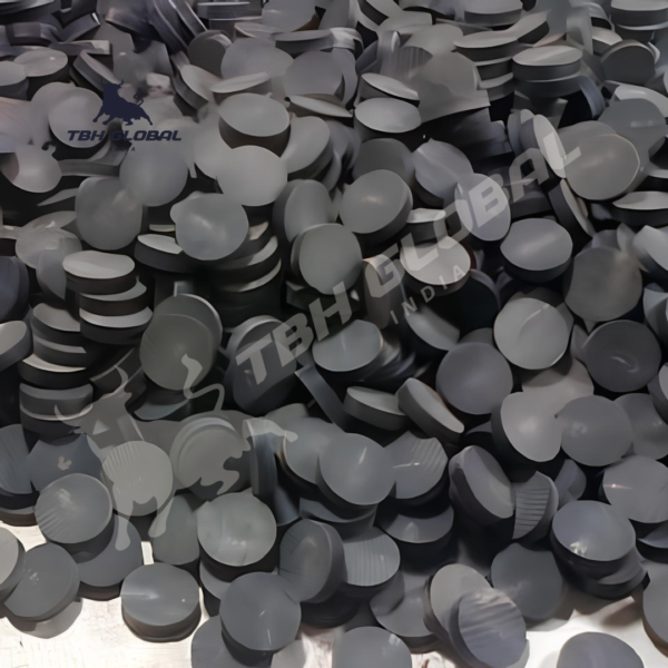 Buffalo Horn Button Blank Black