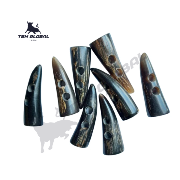 Natural Ox Horn Toggle Mix Color