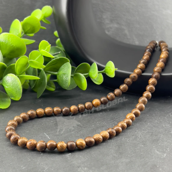 Natural Wood Necklace - Image 3